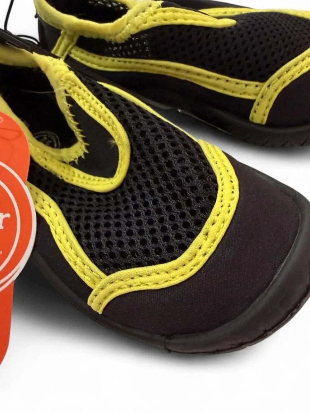 Wonder Nation Black Yellow Water Shoes